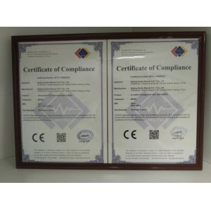 beijng sanhe beauty science&technology company Certifications