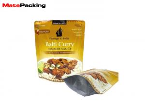 China Leakproof Retort Pouch Packaging , Custom Laminated Frozen Food Pouches 200g on sale