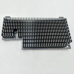 China Cooling System Black Anodized Heat Sink , Custom Aluminum CPU Heatsink wholesale