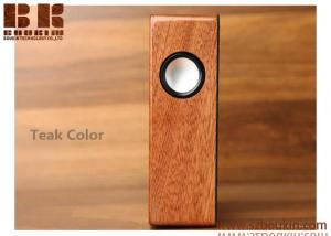 China Powerful Wooden BT 4.0 Wireless Bluetooth Speaker Qi Wireless Charger Station Smart Home Speaker wholesale