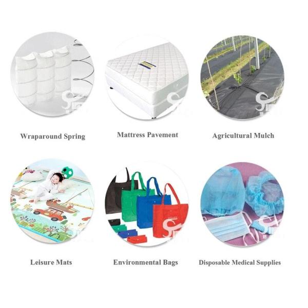 OEKO-TEX 100 25gsm SS Polypropylene Spunbond Nonwoven Fabric