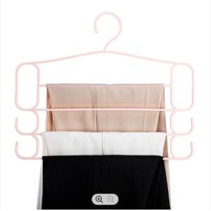 4 Layer Multi Functional Pants Hanger 12kg Pants Storage Rack