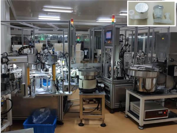 Quality Automated assembly machine for carousel-type drug mixer, customizable, servo-driven module movement for sale