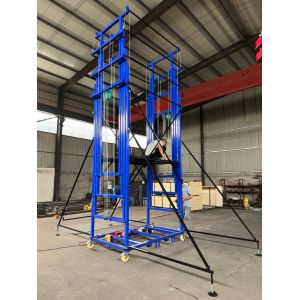 2-12m 500kg Electric Mobile Scaffolding Foldable Portable Remote Control Lifting