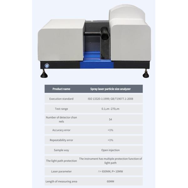 Portable Laser Diffraction Analysis Soil Particle Size Analyzer