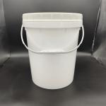 China 10l 15l 20l Round Plastic Pail Oil Bucket Heat Resistant for sale