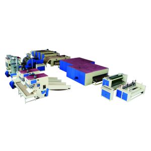 Stiff Wadding Nonwovens Glue Free Wadding Production Line For Sintepon Dacron