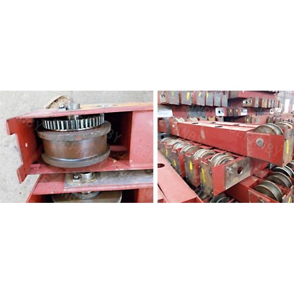 double girder crane wheel block with shaft