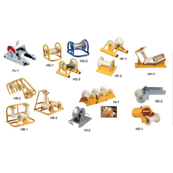 Cable Pulling Equipment Straight Cable Rollers Trench Rollers For Cable Installation