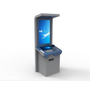 China Ticketing Printing Free Standing Touch Screen Kiosk Self Service 1 Year Warranty wholesale
