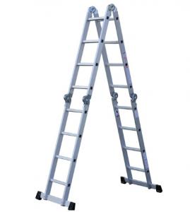 China Multifunctional Aluminium Alloy Ladder 4 X 4  Steps EN131 Approved wholesale