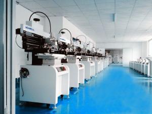 China 220V 100W SMT Stencil Printer , Flat Bed Screen Printer For Pcb Board Printing on sale