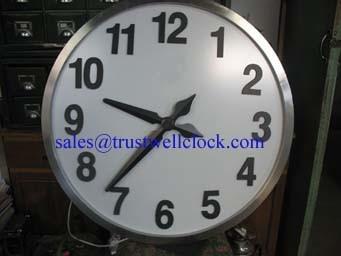 Quality indoor clocks and movement/mechanism  50cm 60cm 1m 2.4m 2.8m diameter, -GOOD CLOCK(YANTAI) TRUST-WELL CO LTD-BIG CLOCK for sale