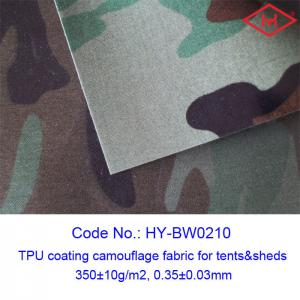China TPU Coating Camouflage Composite Fabrics For Tents Sheds on sale
