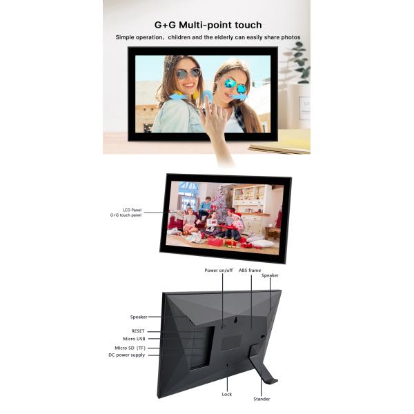 13.3'' App Control Digital Picture And Video Frame Digital Photo Frames