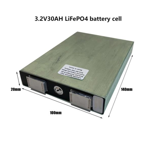 MSDS Lithium Phosphate Prismatic Battery , Electric Car Battery 3.2 V 30AH