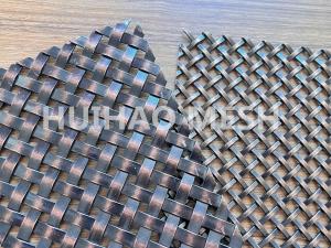 China Furniture Cabinets Architectural Wire Mesh Antique Finish Square Hole Stainless Steel 304 wholesale