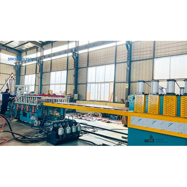 Sino-Holyson HSJZ-80/156 PVC Furniture Foam Board Making Machine Board Size 915mm * 2440mm