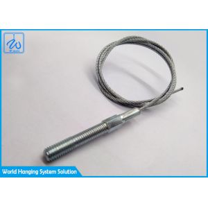 China 7x7 1.5mm Stainless Steel Wire Rope Assembly End Fittings With Swaged Eyebolt wholesale