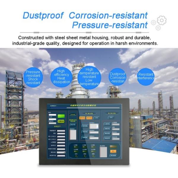 Narrow-Bezel Industrial Embedded Displays 12.1 Inch PCAP Touch Screen X86 Panel PC Single Computer for Machine Control System IPC