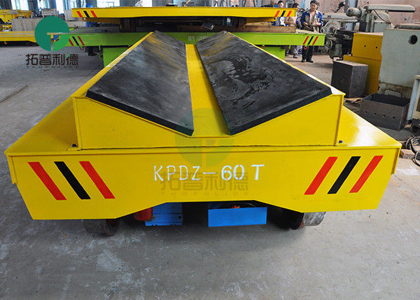 60MT Slab Deck Automotive Self-Propelled Rail Power Transport Cart System With Suspensions