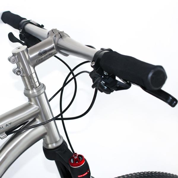Corrosion Resistance Titanium Bicycle Handlebars 25.4mm 31.8mm Clamp Area