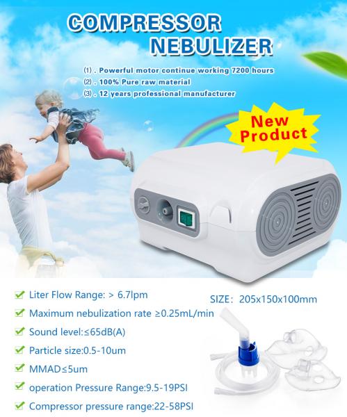 2018new arrival hot sell omron compressor nebulizer portable nebulizer mini compressor nebulizer