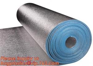 China Aluminum foil coated with 3mm EPE foam for thermal insulation,Thermal break foil covered foam insulation board,bagease wholesale