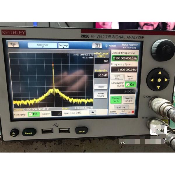 FCC Keithley 2820 RF Vector Signal Analyzer , Flexible WCDMA Mobile Phone Testers