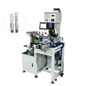 China Wire Stripping Semi Automatic Terminal Crimping Machine With Vibration Plate For Insulated Tube wholesale