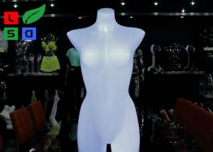 China 82cm High Illuminated Plastic Female Mannequin Torso wholesale