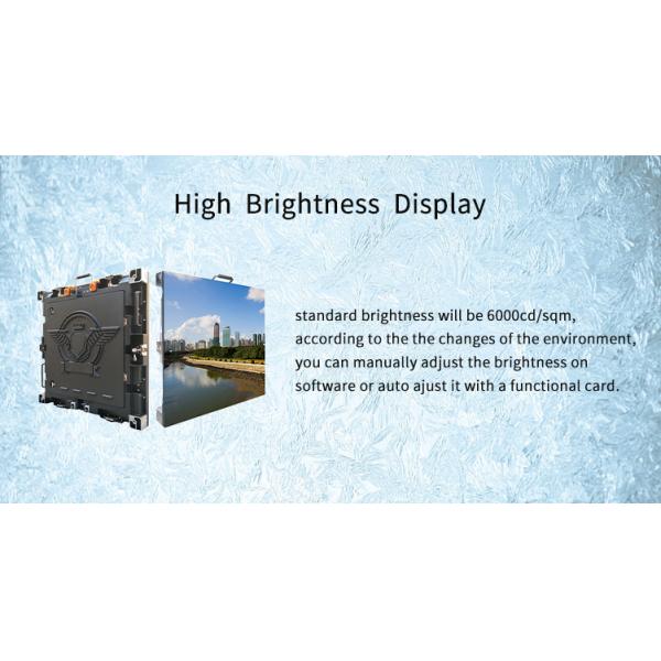 Waterproof Outdoor Fixed LED Display Full Color 6500cd/Sqm Concert Stage LED Screen