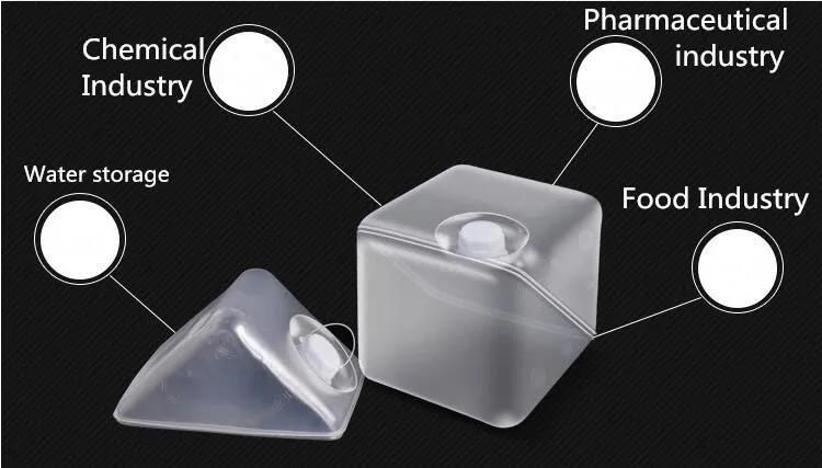 Cubitainer Folding 5L-20L Water Bag Square Shape Recyclable Plastic Soft Bucket with Carton for Outdoor Use
