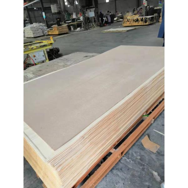 Standard Size Veneered MDF Panels / Construction Flooring MDF Wood Panelling