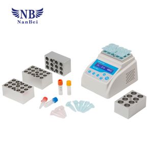 Mini Dry Bath Incubator RT +5℃~100℃ Temp Range 0.1℃ Display Accuracy