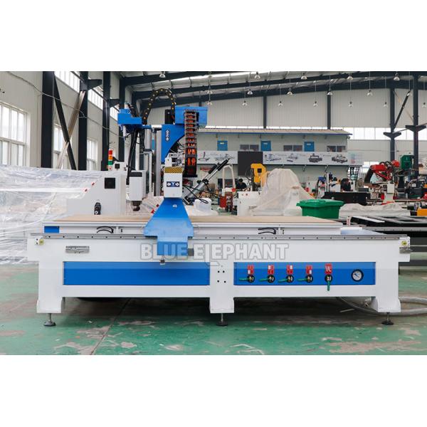 1325 Three Processes Multi Head CNC Router Machinery with HQD Air Cooling Spindle