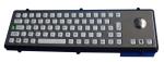 Blank transparent keys panel mount keyboard with mechnical optical laser