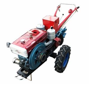 China 10HP Vegetable Garden Tractor , 2 Wheels Single Cylinder Tractor wholesale