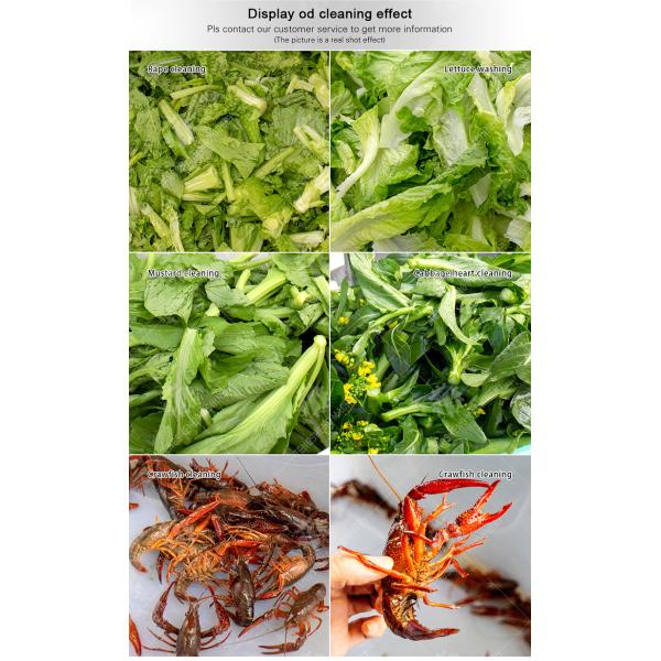 Canteens Turbidity Reduce Fruit And Vegetable Washing Machine Sediment Discharge