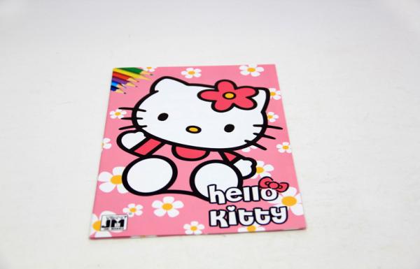 Quality Hello Kitty Book Journal Saddle Stitched Brochure Printing Nontoxic For Students 300gsm for sale