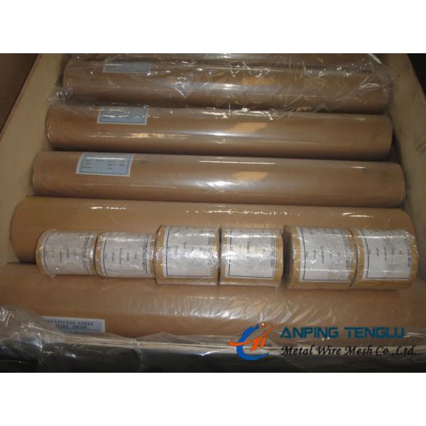 Plain Dutch Weave 40*200 Filter Cloth With 0.18X0.135mm Stainless Steel Wire