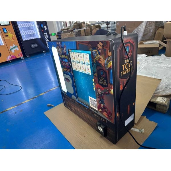 Mini Wall-mounted Pokemon TCG Vending Machine With Card Reader Custom Stickers
