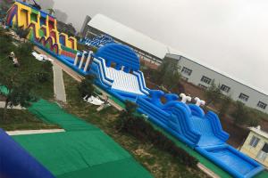 China Outdoor Inflatable Obstacle Courses Challenge Inflatable Party Games For Adults on sale