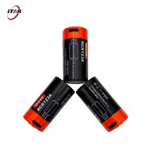 China 16340 Li Ion Rechargeable Batteries 700mAh 2.59Wh 3.7 Volt For Electronic Fans wholesale