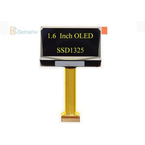 China 128*64 Small OLED Display , 1.6" OLED Module Display Monochrome yellow wholesale