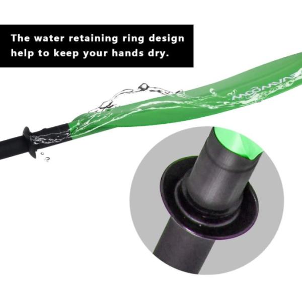 Adjustable 2 Pieces Paddle for Stand-Up Board Woowave Easy Packable Kayak Oar Paddle