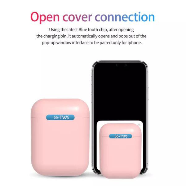 Bluetooth earbuds noise canceling earphone Auto-pairing Touch Control Hands-free