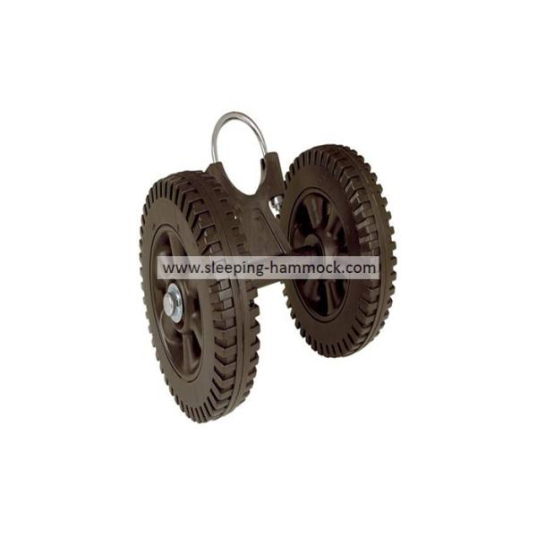 Portable Heavy Duty Black Mobile Plastic Wheels For Hammock Stand Hammock Stand Matched