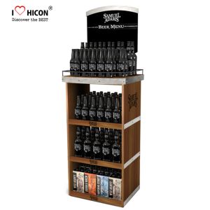 China Beautiful Customized Wooden Grape Wine Display Stand To Match Your Product Your Need wholesale