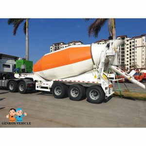Buy cheap CCC Dry Bulk 3 Axles Mixer 68m3 Bulk Cement Semi Trailer Genron brand from wholesalers
